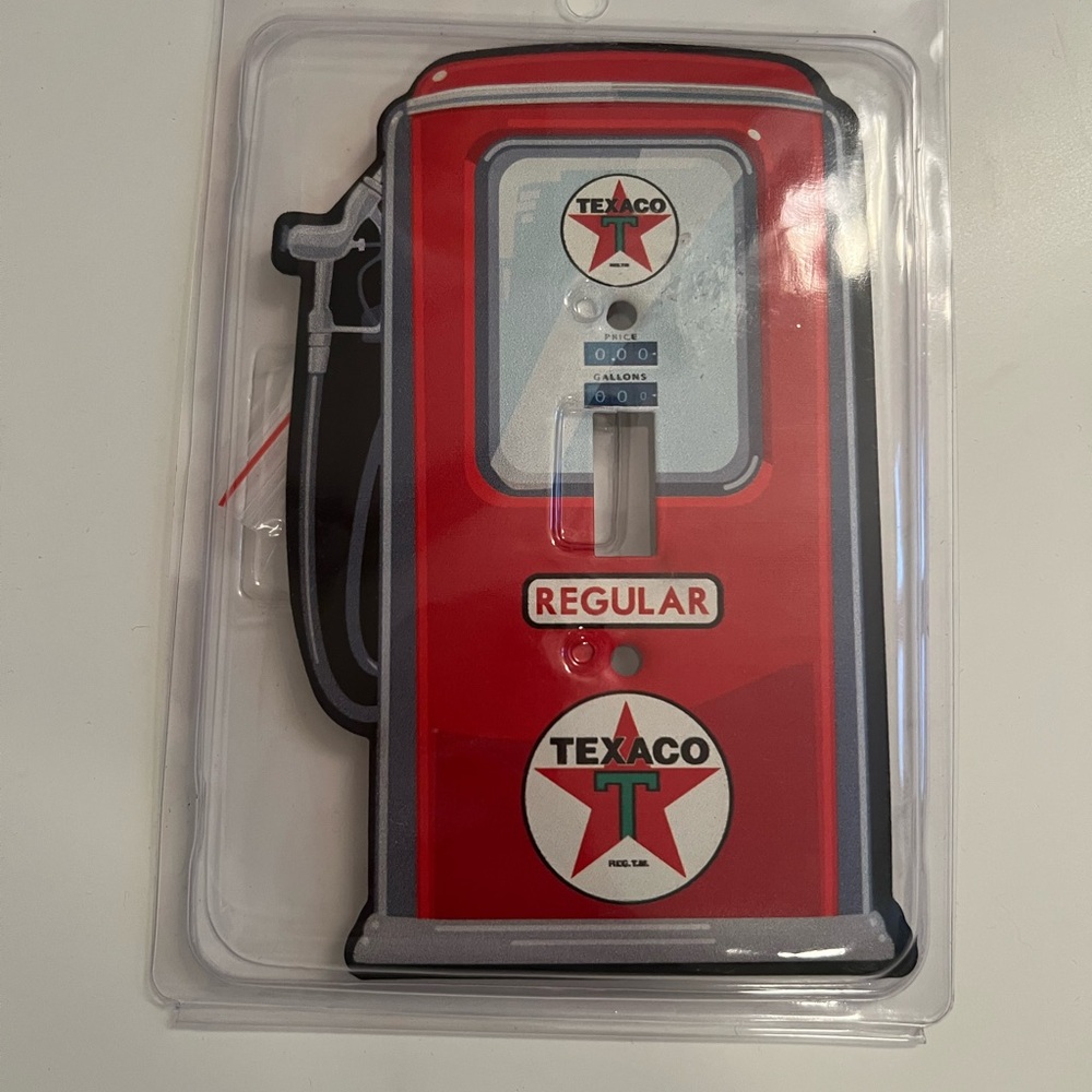 Texaco Gas Pump light switch cover